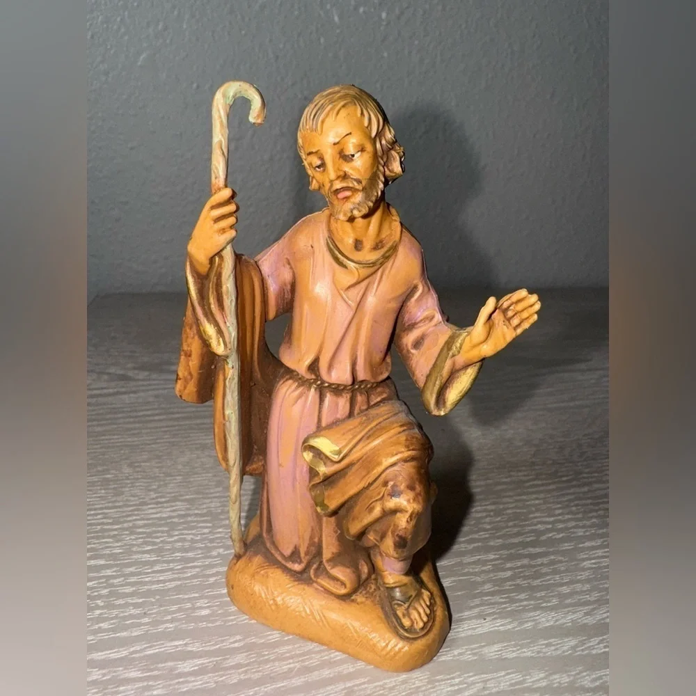 Vintage 1983 Fontanini Nativity Replacement Joseph Depose Italy 1 Christmas
